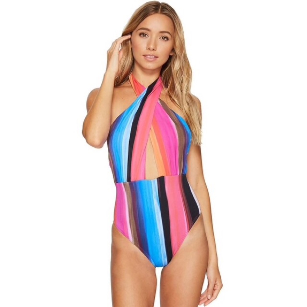 La Blanca | NWT Over The Horizon Wrap Plunge Mio